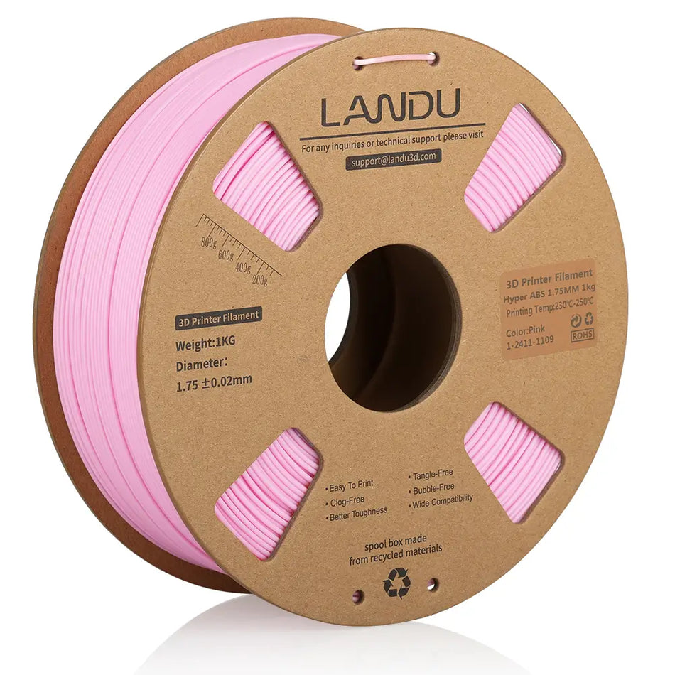 hyper-abs-filament-landu-pink-1.75mm-1kg-front-view