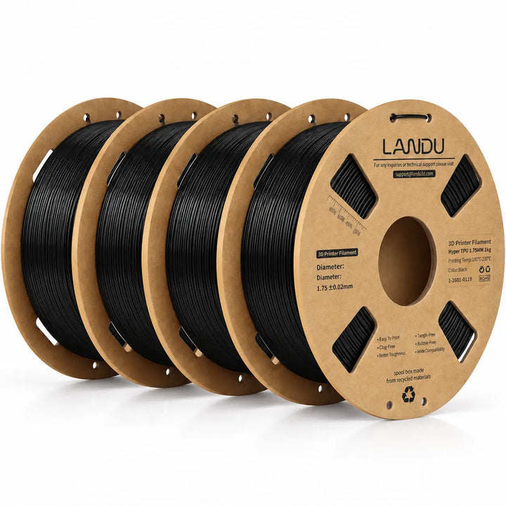 LANDU Hyper TPU 95A Filament 1.75mm 4 Pack