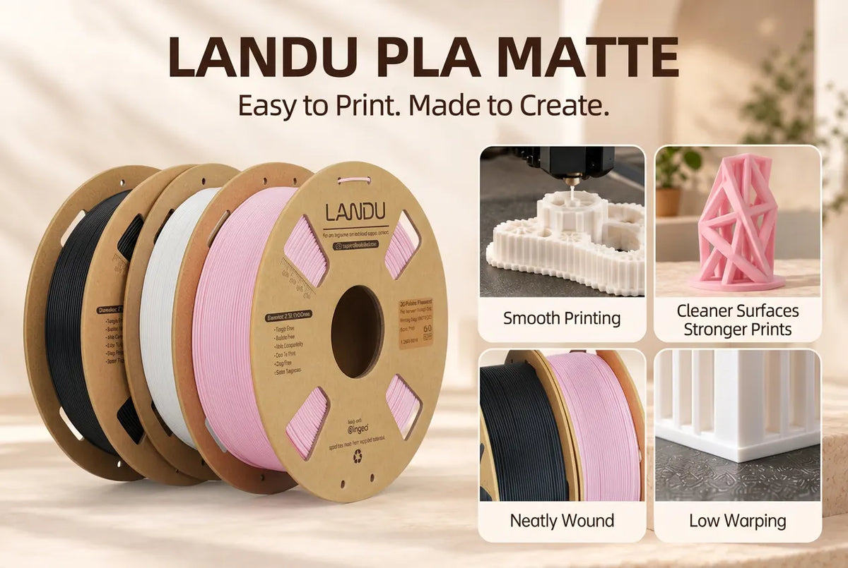 LANDU Matte PLA Filament 1.75mm 1kg