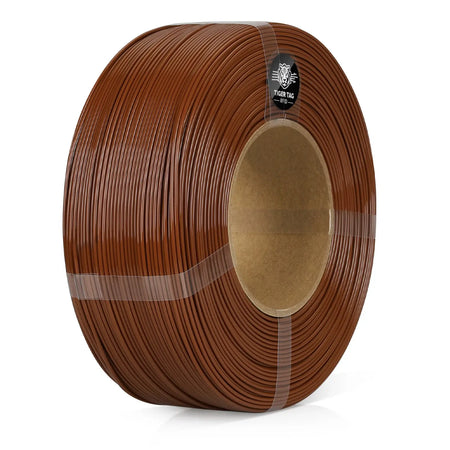 LANDU Brown Refill Hyper PETG 3D printer filament 1kg spool-less refill coil.