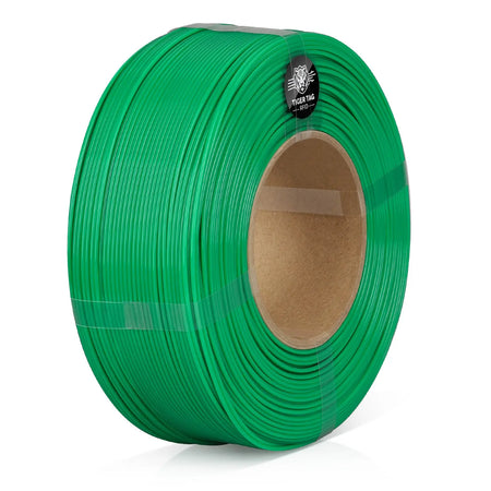LANDU Green Refill Hyper PETG 3D printer filament 1kg spool-less coil with smart RFID tag.