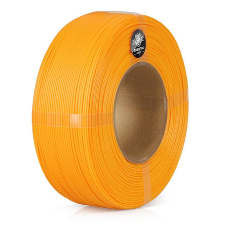 LANDU Orange Refill PLA Basic 3D printer filament 1kg spool-less coil with Tiger Tag RFID for sustainable printing.