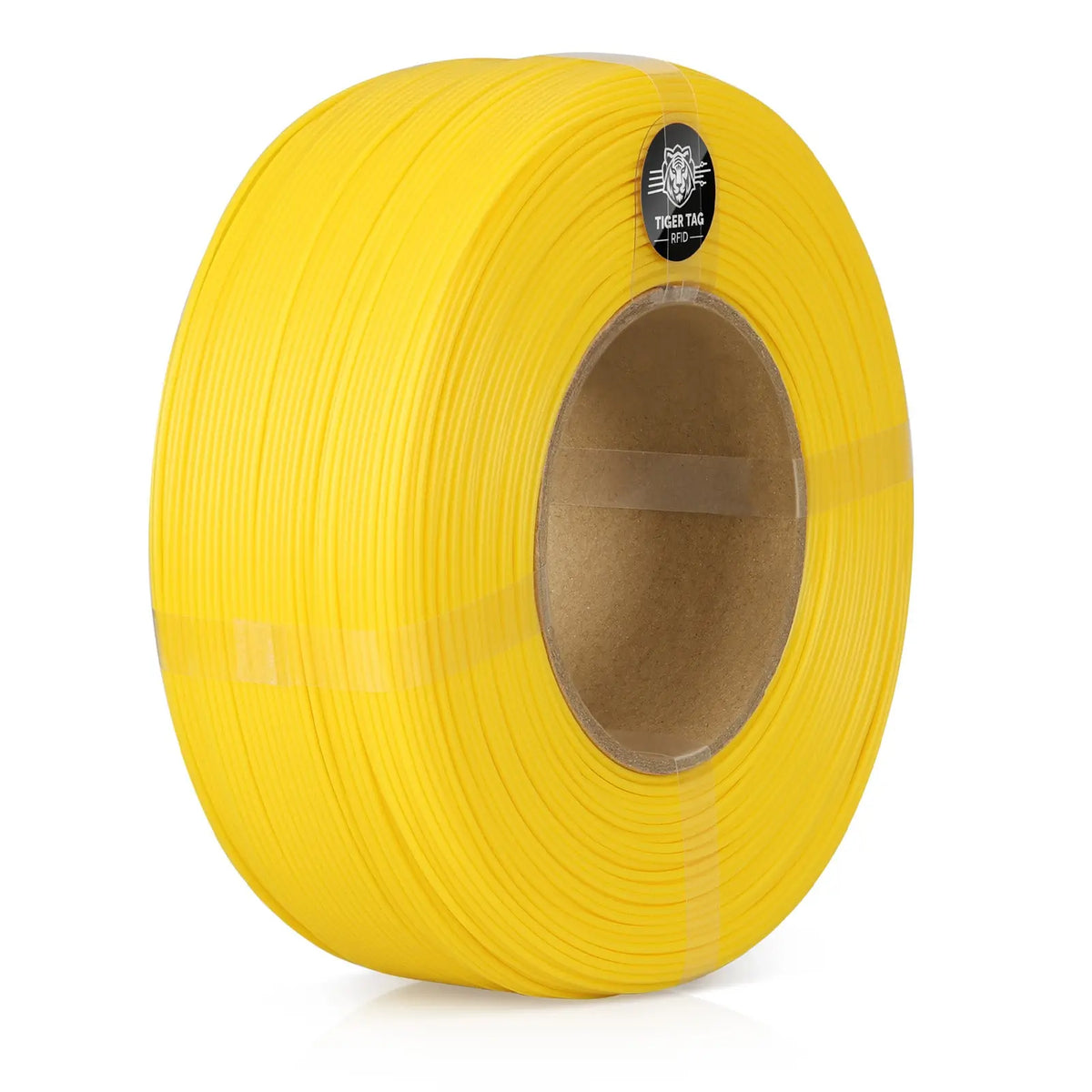 LANDU Yellow Refill PLA Basic 3D printer filament 1kg spool-less coil with Tiger Tag RFID.